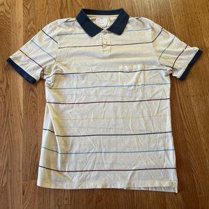 Band of Outsiders This Is Not A Polo Striped Lightweight Short Sleeve